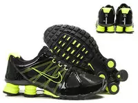 shox agent+ nike hombre chaussures new style mm fly wire noir vert